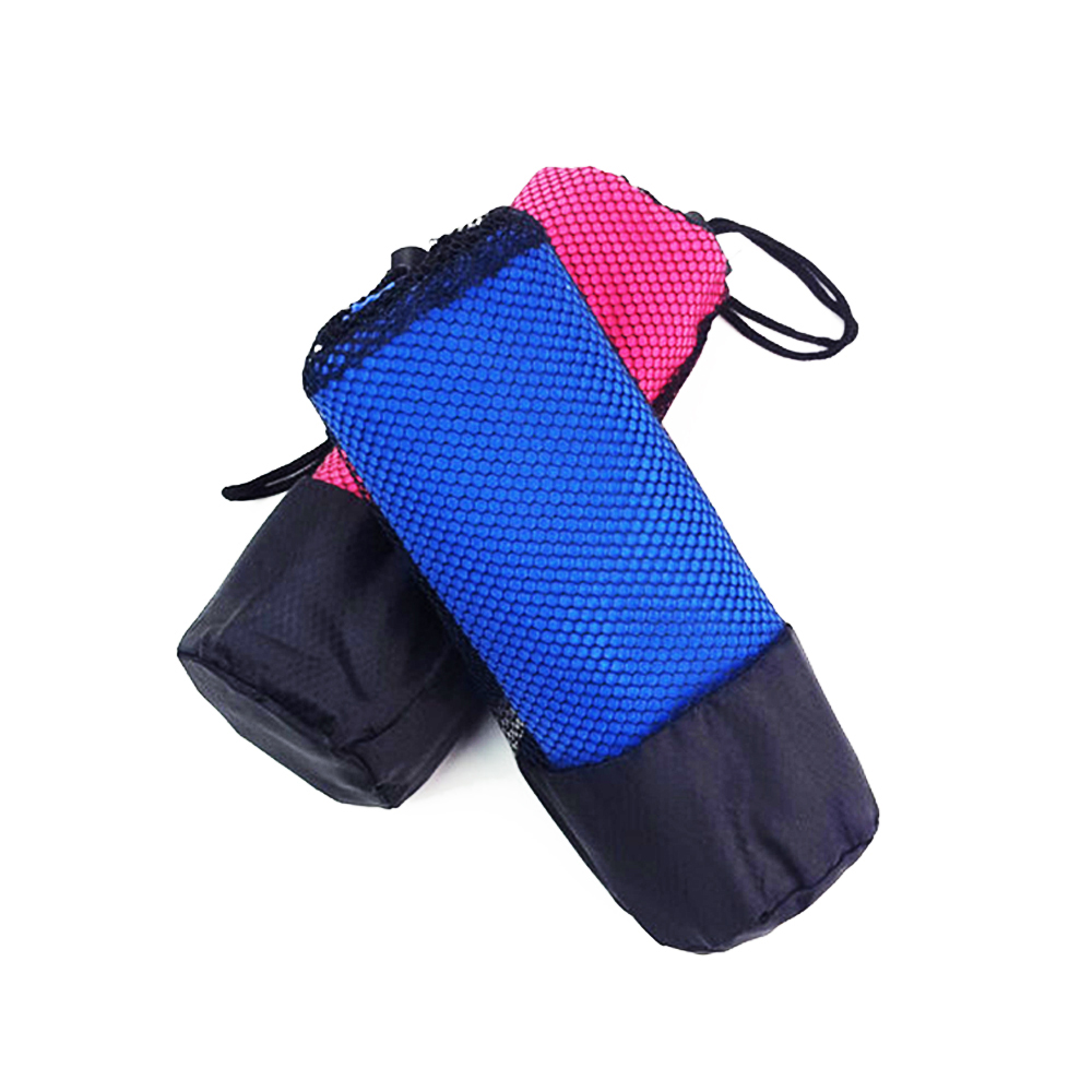 yoga mat and towel