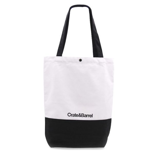 Two Tone Canvas Tote Bags - Vivopress