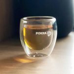 Pokka double wall glass mug